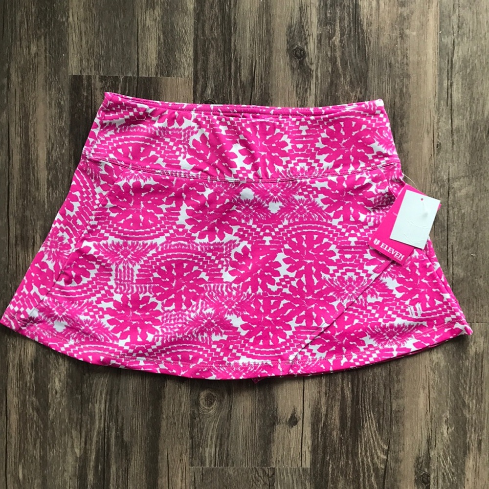 Eleven by Venus Pink Floral Tennis Skirt